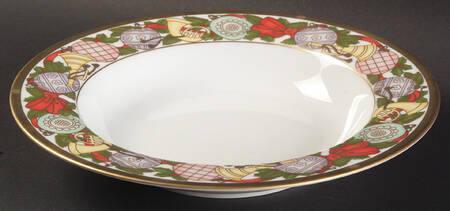 Dior Christmas Large Rim Soup Bowl
