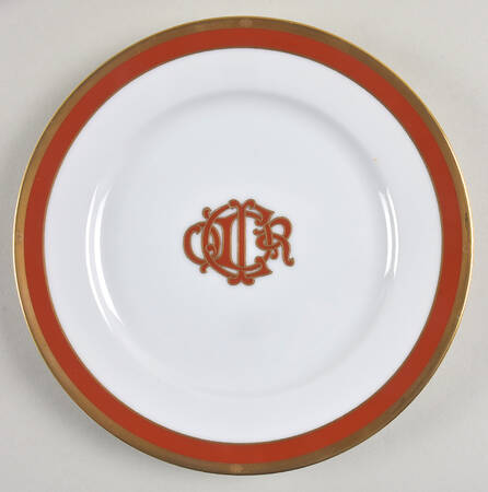 Dior Monogram Red Salad Plate