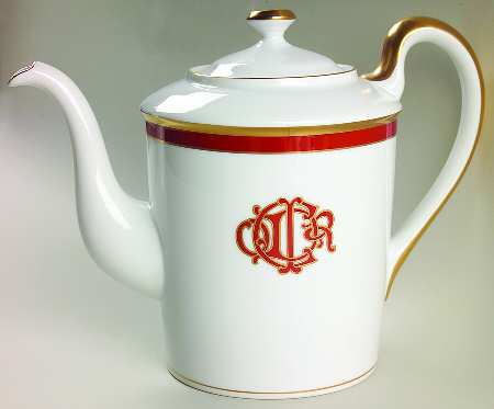 Dior Monogram Red Coffee Pot & Lid