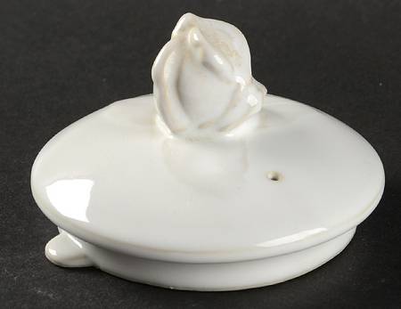 French Country Rose Oyster White Lid for Teapot