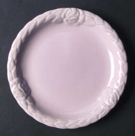 French Country Rose Raspberry Salad Plate