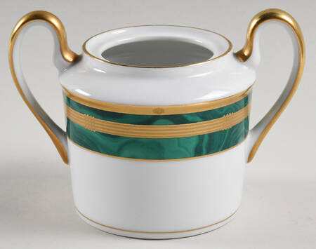 Gaudron Malachite Green Sugar Bowl No Lid