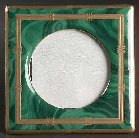 Gaudron Malachite Green 5" Picture Frame
