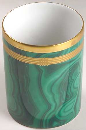 Gaudron Malachite Green China Bathroom Tumbler