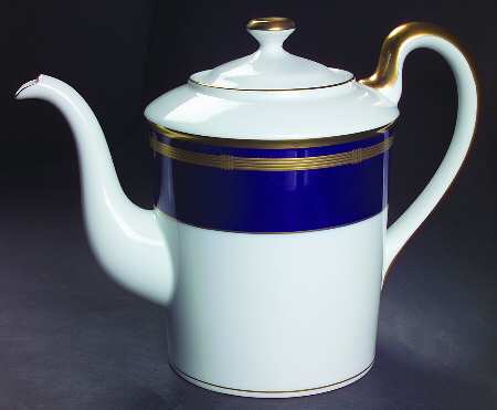 Gaudron Lapis Blue Coffee Pot & Lid by Christian Dior