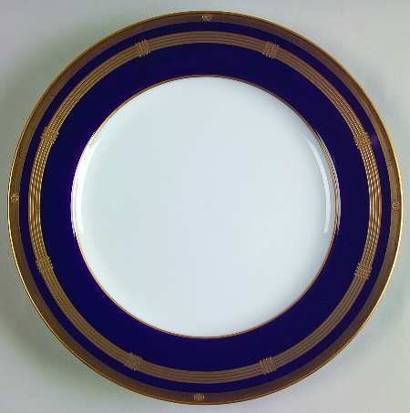 Gaudron Lapis Blue Salad Plate by Christian Dior