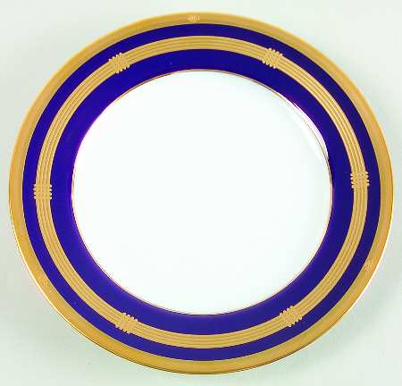 Gaudron Lapis Blue Bread & Butter Plate by Christian Dior