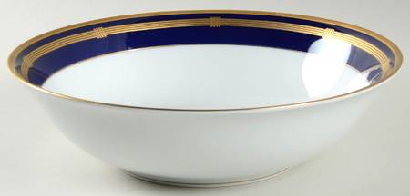 Gaudron Lapis Blue 9" Round Vegetable Bowl