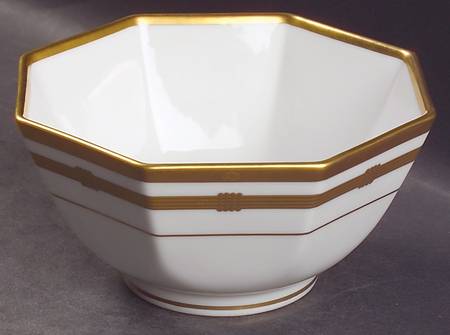 Gaudron White 5" Octagonal Vegetable Bowl