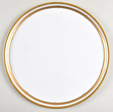 Gaudron White Cake Plate