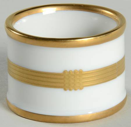 Gaudron White Napkin Ring