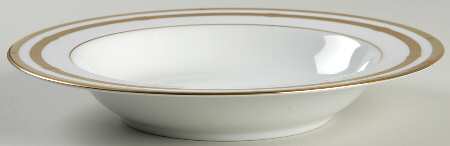 Gaudron White Large Rim Soup Bowl