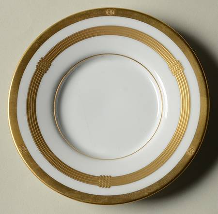 Gaudron White Saucer for Demitasse Cup