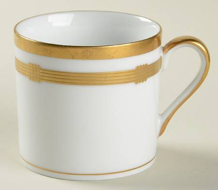 Gaudron White Flat Demitasse Cup