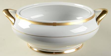 Gaudron White Round Vegetable No Lid