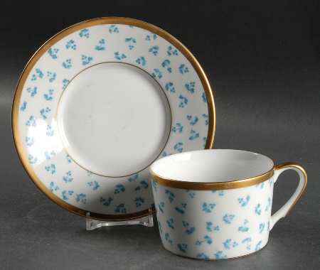 Les Petites Fleurs Flat Cup & Saucer Set