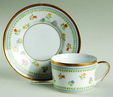 Millefleurs Flat Cup & Saucer Set