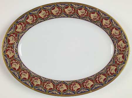 Tabriz 14" Oval Serving Platter