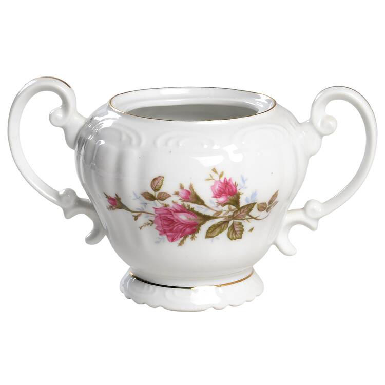 Moss Rose Sugar Bowl No Lid