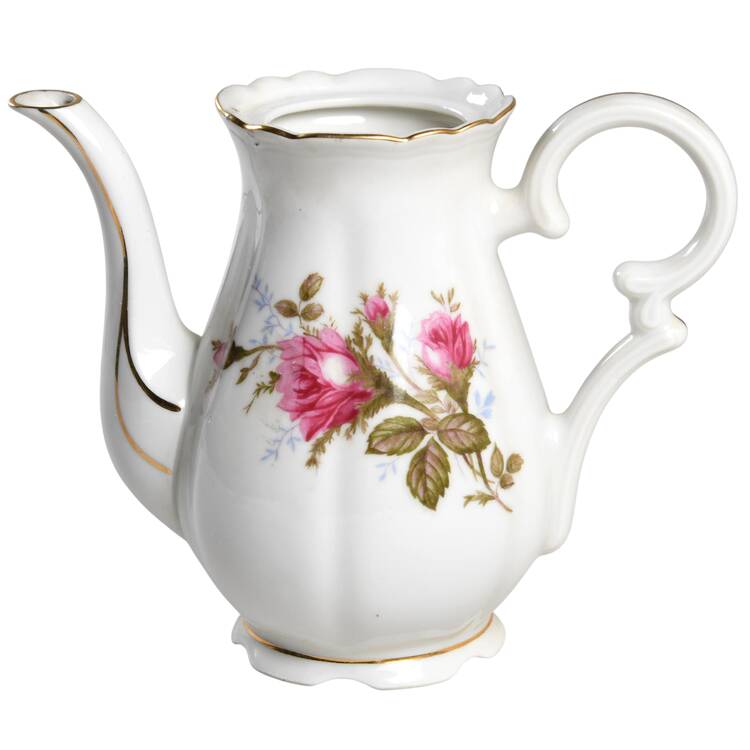 Moss Rose Mini Coffee Pot No Lid