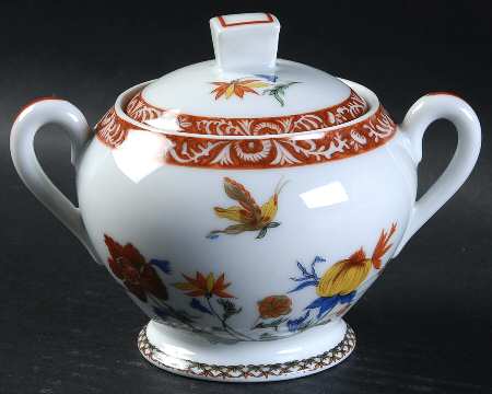 Bangkok (Chine) Sugar Bowl & Lid