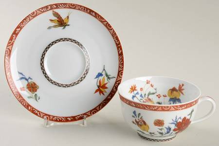 Bangkok (Chine) Flat Cup & Saucer Set