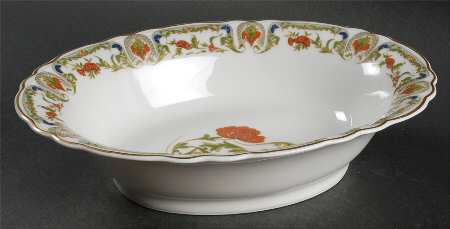 Chantoung 9" Oval Vegetable Bowl
