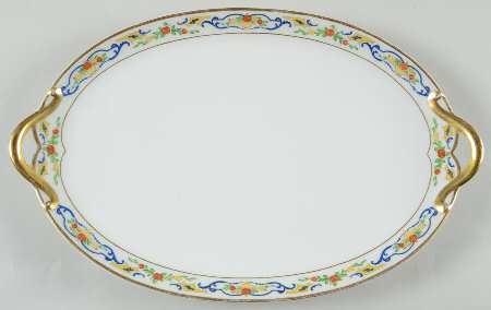 CHF102 12" Oval Serving Platter by Charles Field Haviland