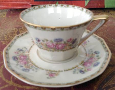 CHF177 Flat Cup & Saucer Set by Charles Field Haviland