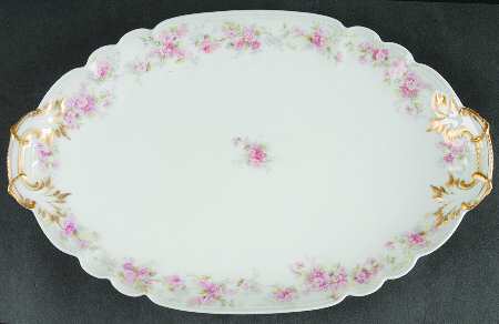 CHF258 12" Oval Serving Platter by Charles Field Haviland