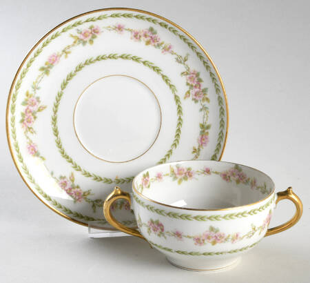 Head 148 Bouillon Cup & Saucer by Charles Field Haviland