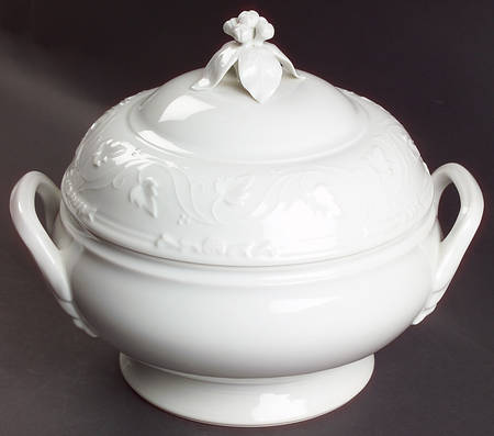Imperatrice All White Tureen &  Lid