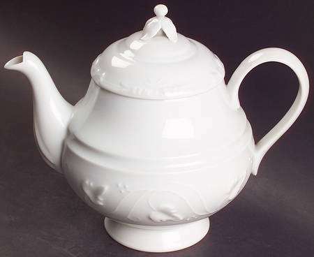 Imperatrice All White Teapot & Lid