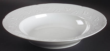 Imperatrice All White 13" Pasta Serving Bowl