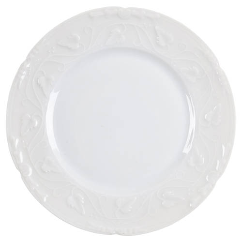 Imperatrice All White Bread & Butter Plate