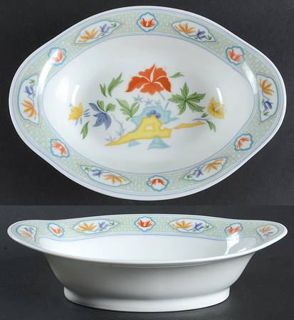 Mandalay 9" Oval Vegetable Bowl