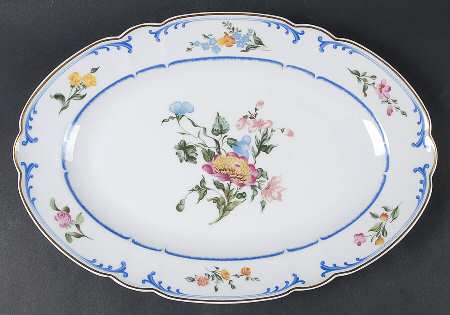 Marjolaine 14" Oval Serving Platter