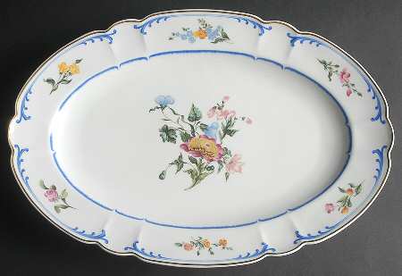 Marjolaine 16" Oval Serving Platter
