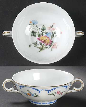Marjolaine Footed Cream Soup Bowl