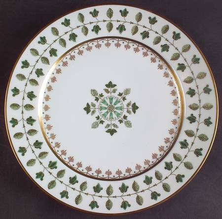 Matignon Green Large Dinner Plate