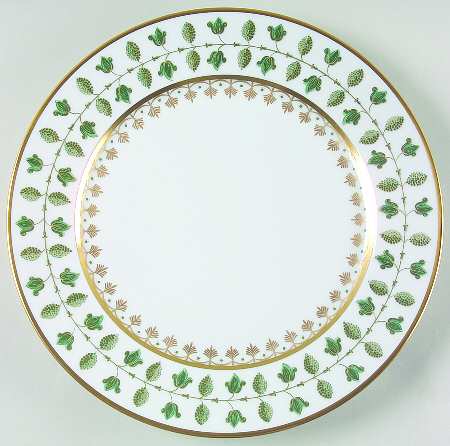 Matignon Green Large Dinner Plate