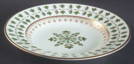 Matignon Green Large Rim Soup Bowl