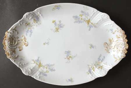 Schleiger 1291 16" Oval Serving Platter by Charles Field Haviland