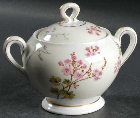 Spring Blossom Sugar Bowl & Lid