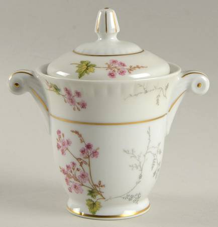 Spring Blossom Sugar Bowl & Lid