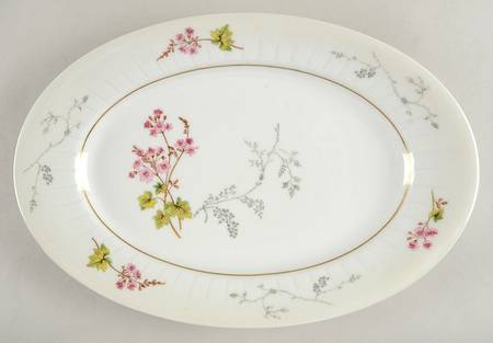 Spring Blossom 15" Oval Serving Platter