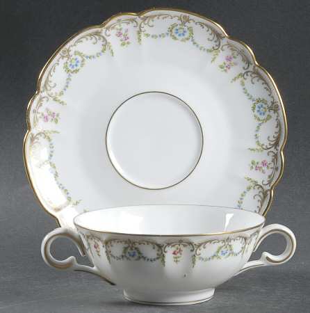 Symphonia Flat Cream Soup Bowl & Saucer Set