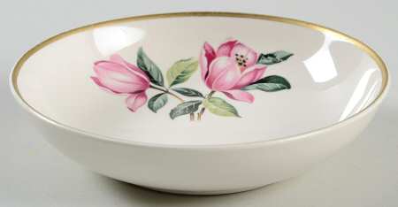 Pink Magnolia Fruit/Dessert (Sauce) Bowl