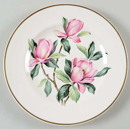 Pink Magnolia Salad Plate
