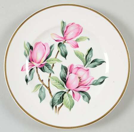 Pink Magnolia Bread & Butter Plate